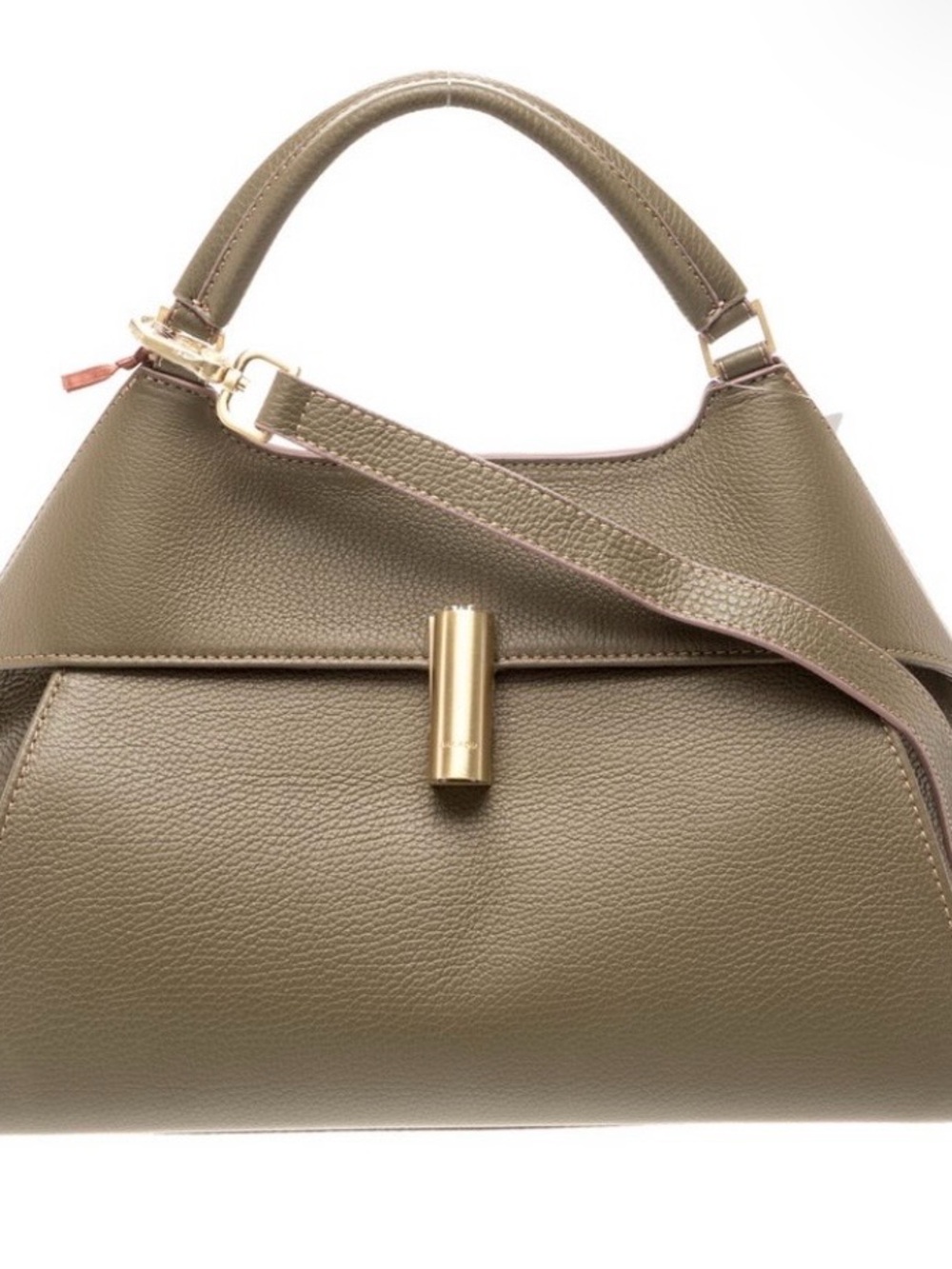 Arcadia olive green  leather shoulder bag